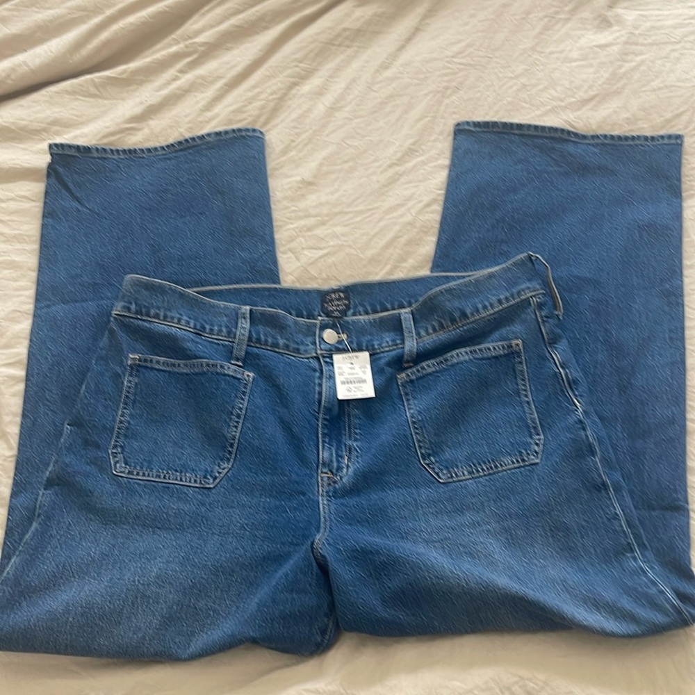 J. Crew Blue Flare & Wide Leg Jeans